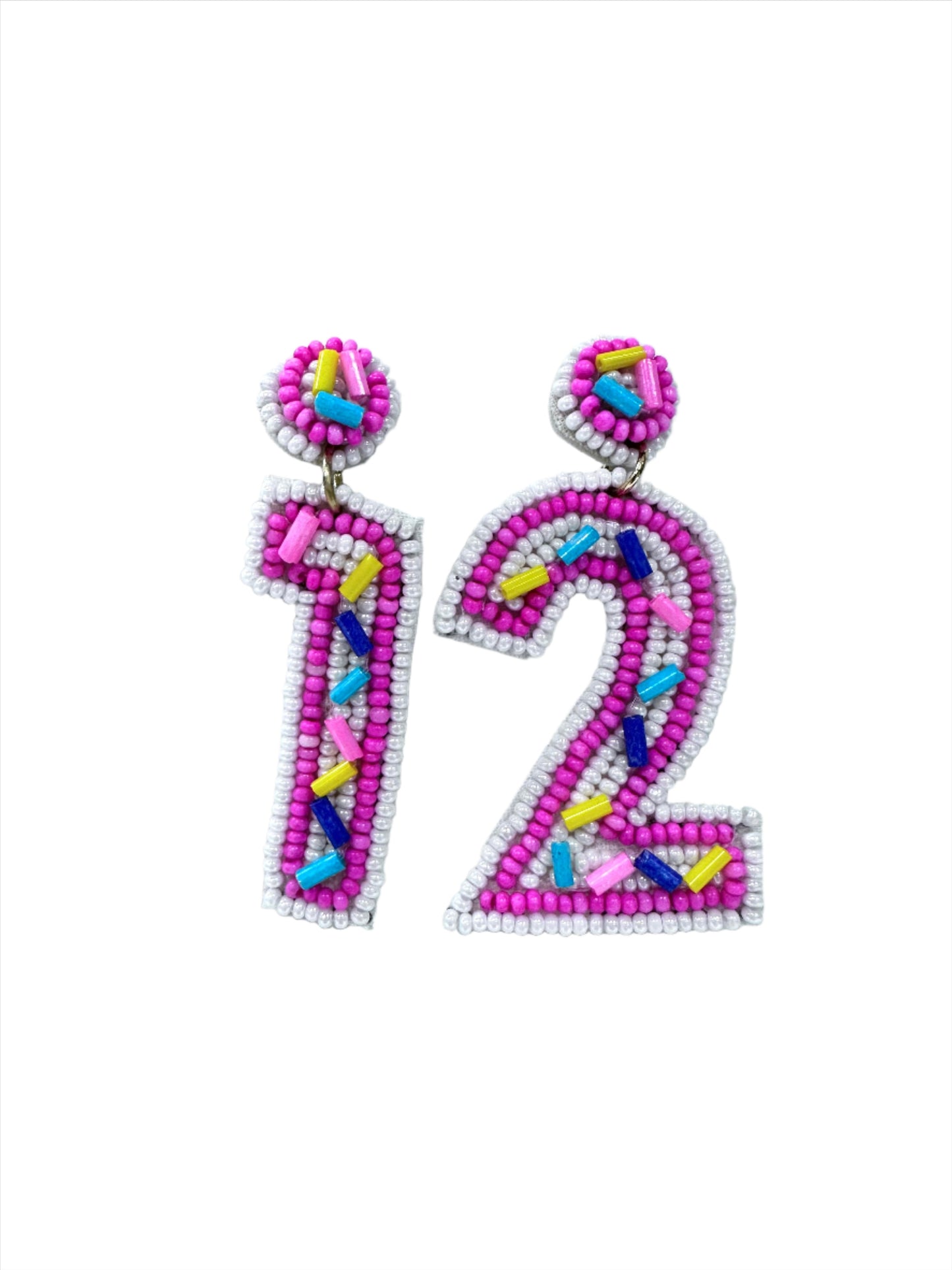 Beaded Birthday Earrings