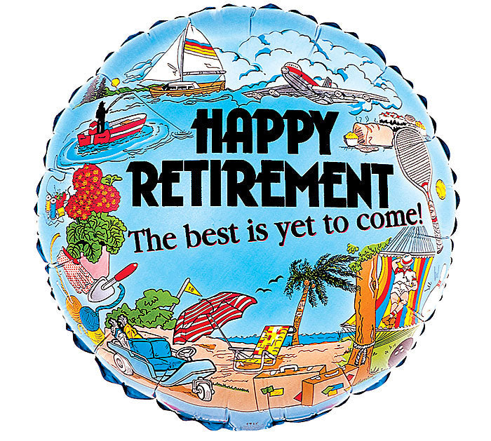 Happy Retirement Balloon