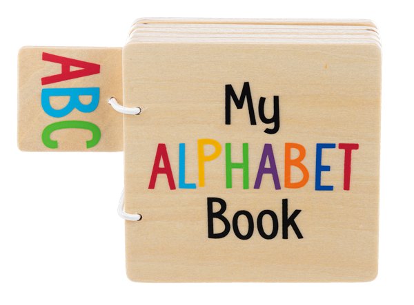 WOODEN ABC BOOK