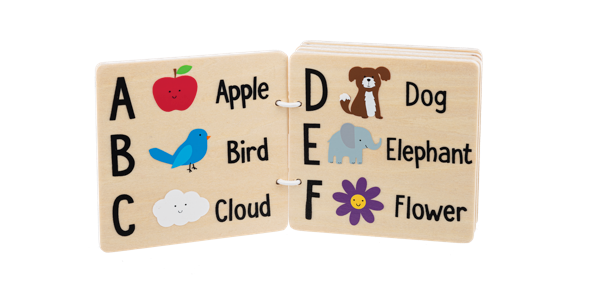 WOODEN ABC BOOK