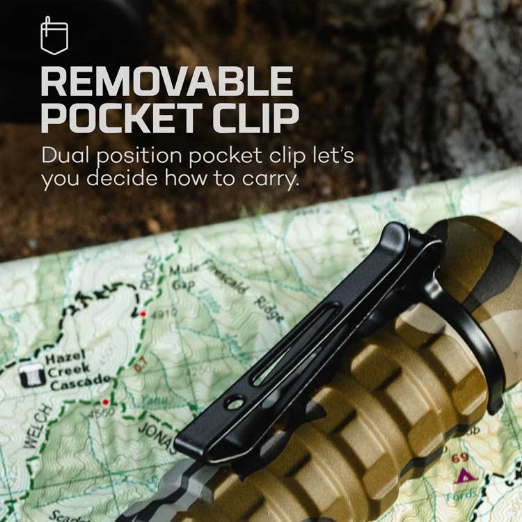 TORCHY 2K RECHARGEABLE POCKET FLASHLIGHT - MOSSYOAK BOTTOMLAND