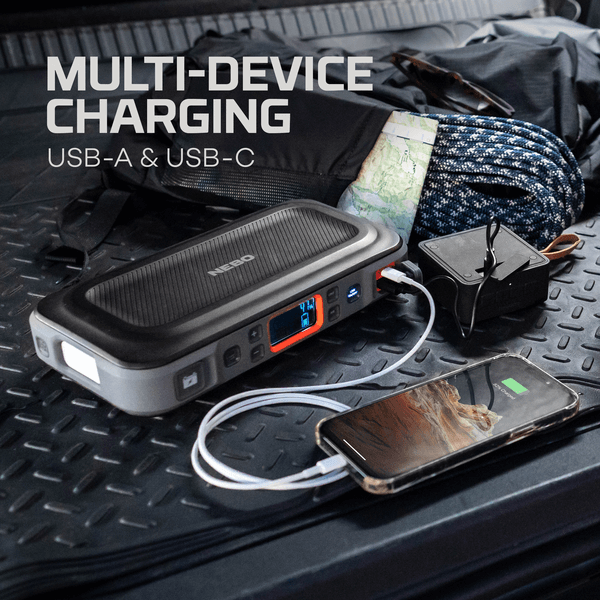 ASSIST AIR JUMP STARTER 1500 Amp Jump Starter, Air Compressor, Power Bank, & Floodlight
