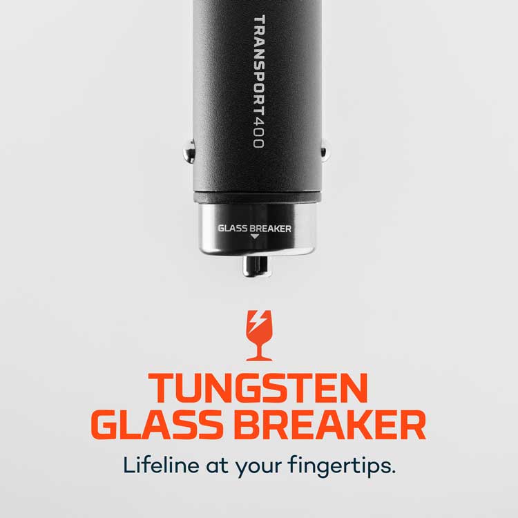 TRANSPORT 400 2-IN-1 CAR CHARGER & FLASHLIGHT