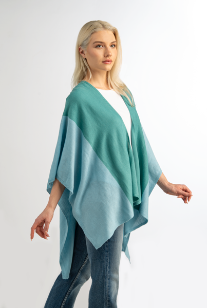 Color Block Bordeaux Cardi Wrap