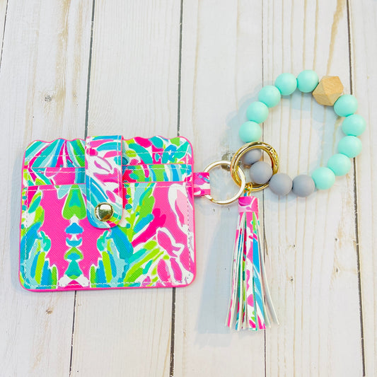 LILY PULITZER DUPE WRISTLET