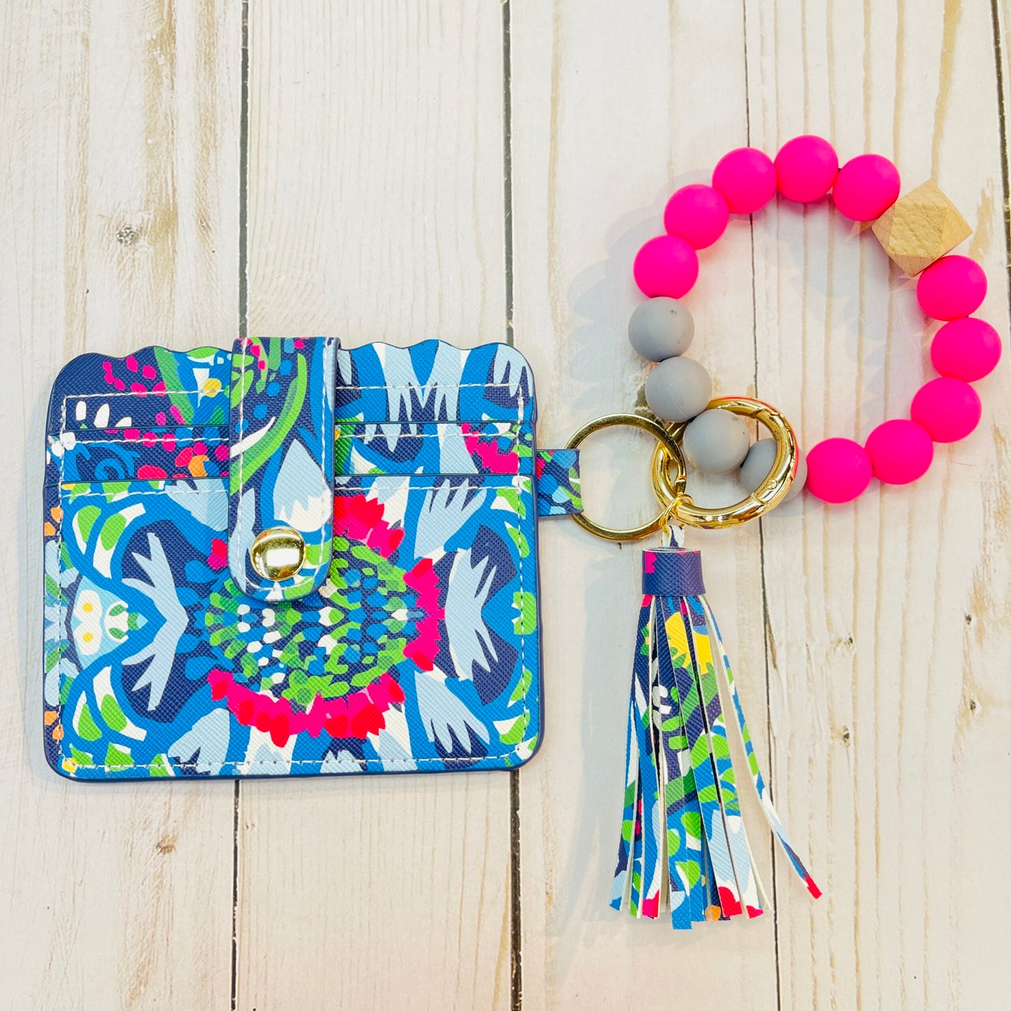 LILY PULITZER DUPE WRISTLET