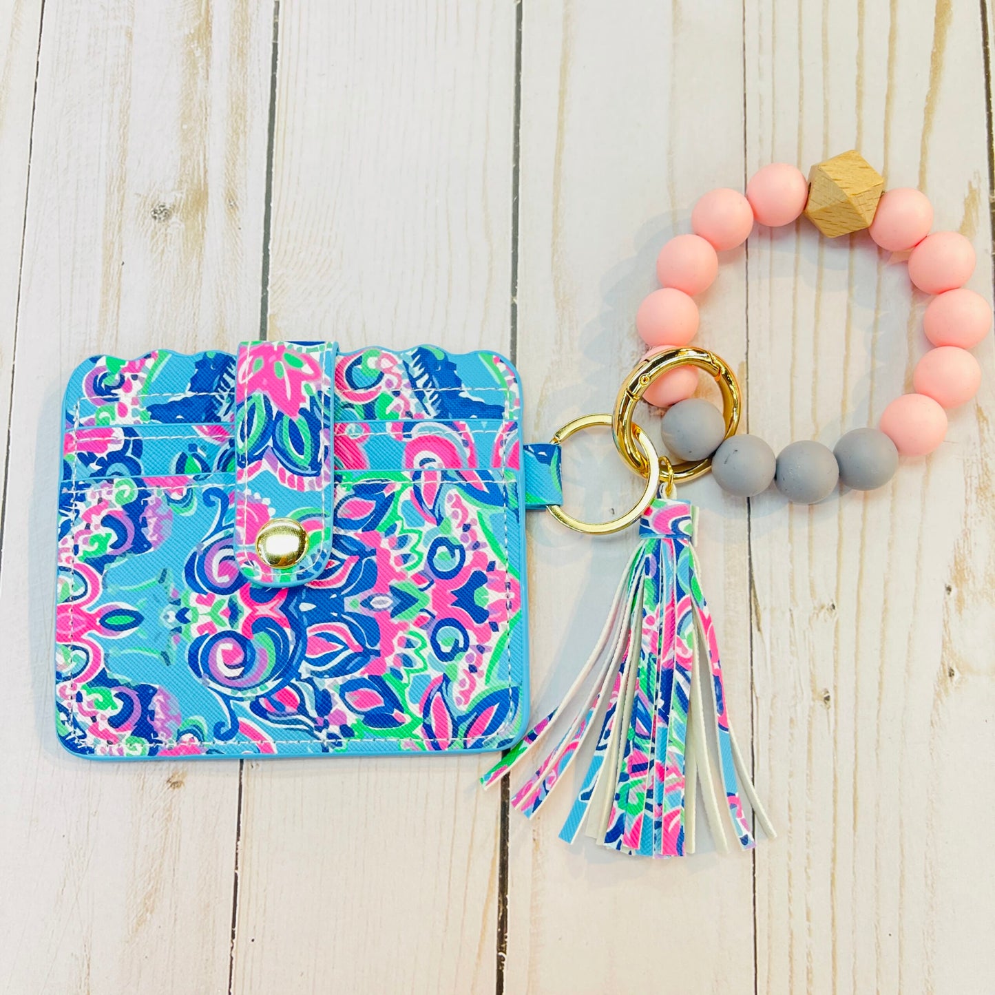 LILY PULITZER DUPE WRISTLET