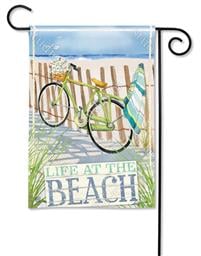 Beach Trails Garden Flag