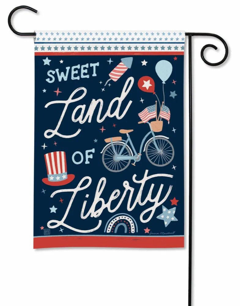 Land of Liberty Garden Flag