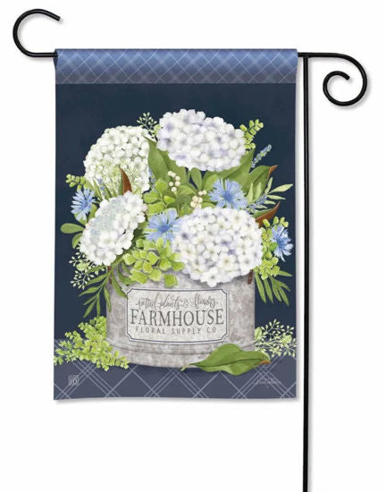 Farmhouse Flowers Garden Flag