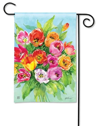 Tulips Garden Flag