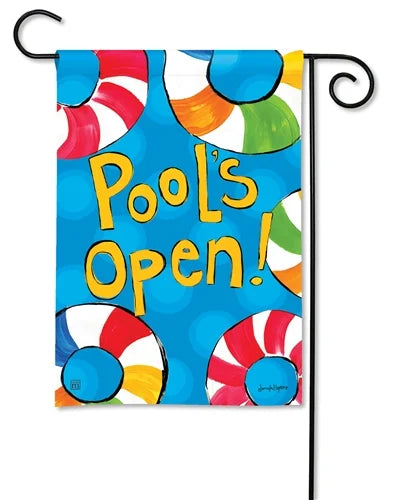 Pool's Open Garden Flag