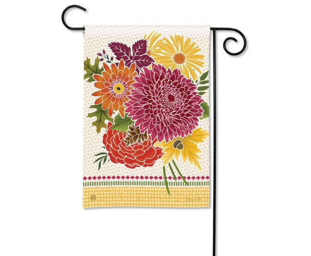 Autumn Floral Garden Flag