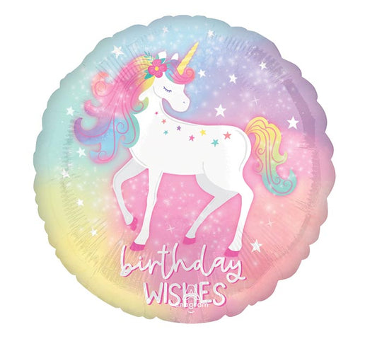 Unicorn Birthday Balloon