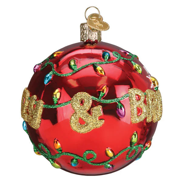 Merry & Bright Round Ornament