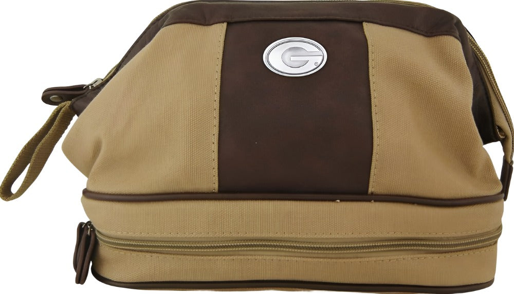 CANVAS TOILETRY BAG UGA