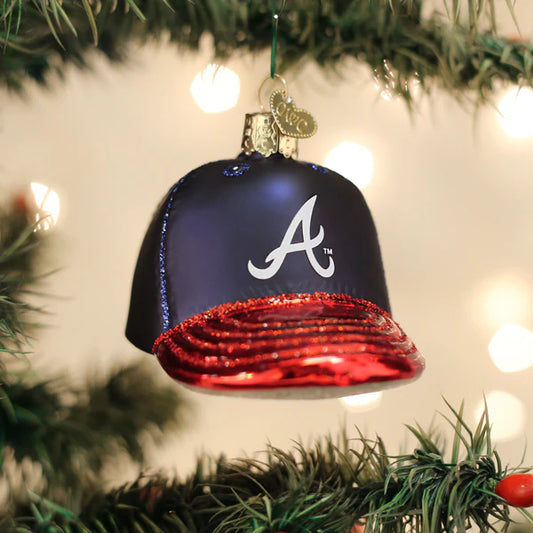 Braves Baseball Cap Ornament