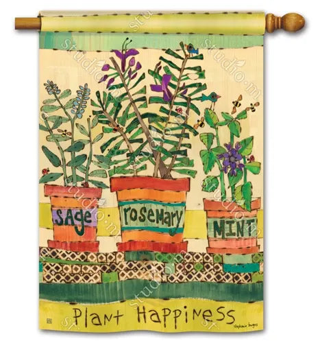 Herb Garden Standard Flag