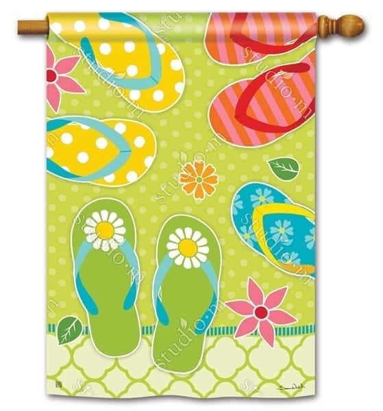 Hello Summer Garden Flag