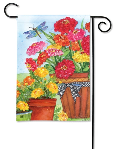 Marigolds and Zinnias Standard Flag