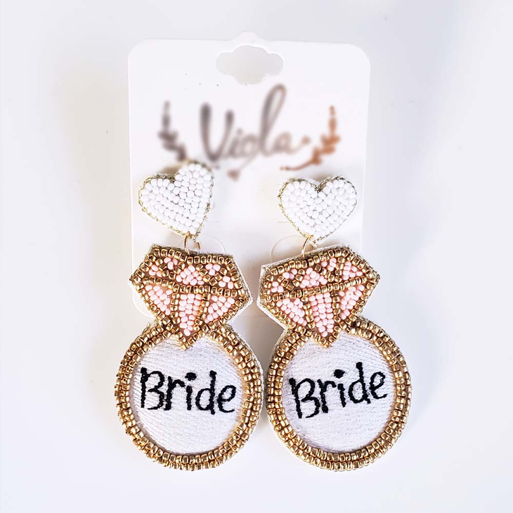 BRIDE RING EARRINGS