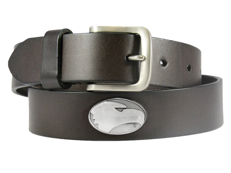 BROWN GEORGIA SOUTHERN LEATHER BELT