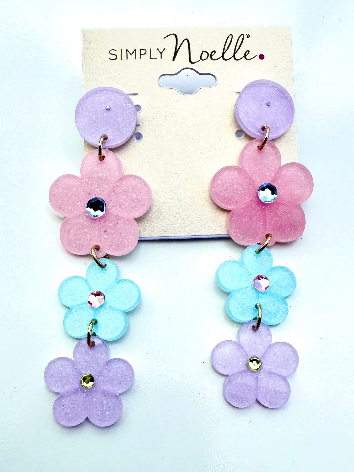 Acrylic Flower Earrings