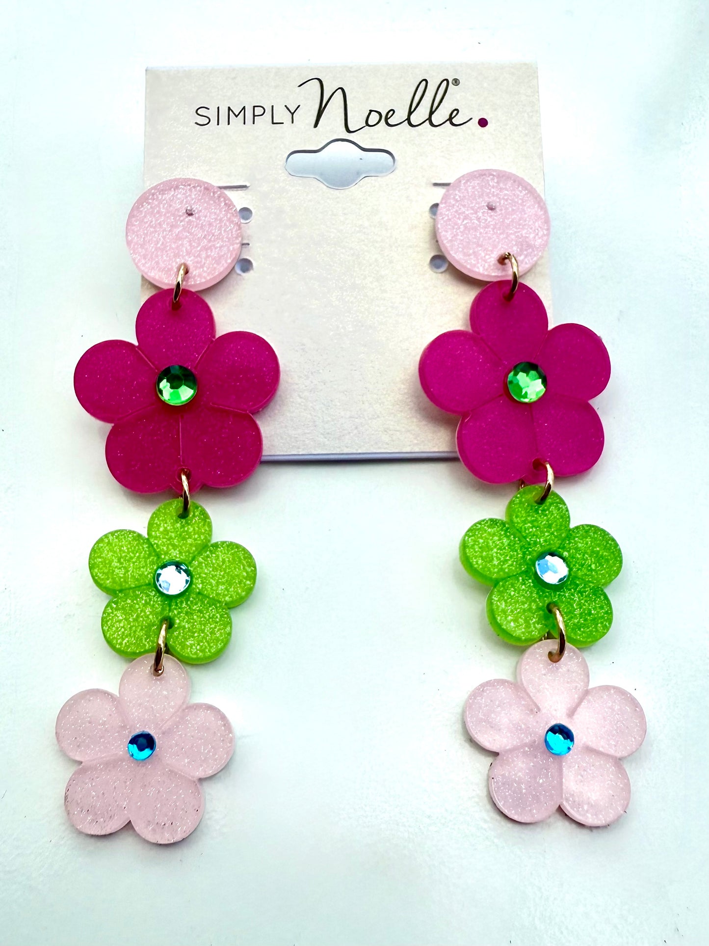 Acrylic Flower Earrings