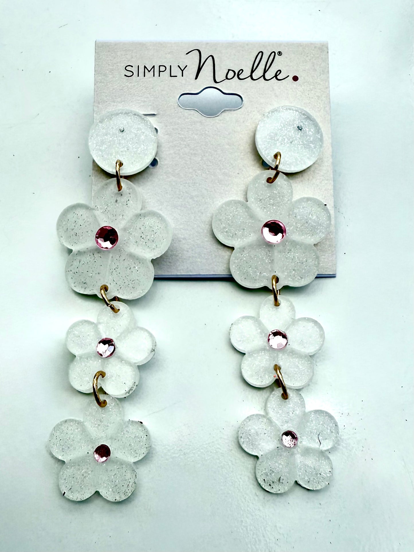 Acrylic Flower Earrings