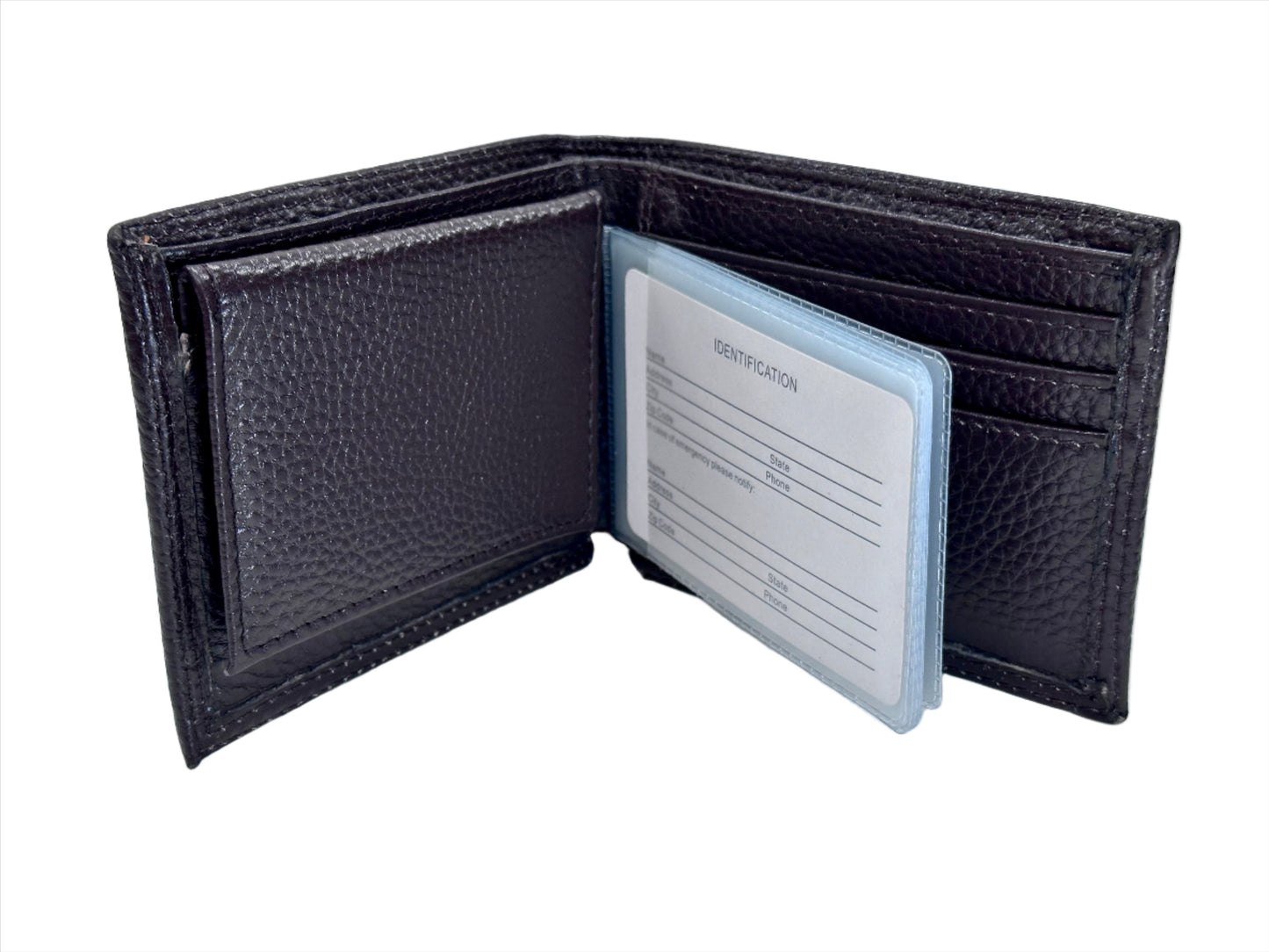 PEBBLE GRAIN PASSCASE WALLET GEORGIA SOUTHERN