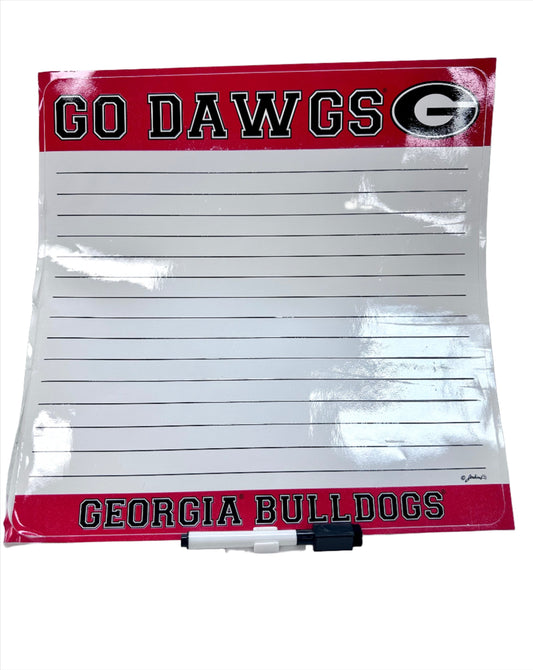 UGA DRY ERASE DECAL