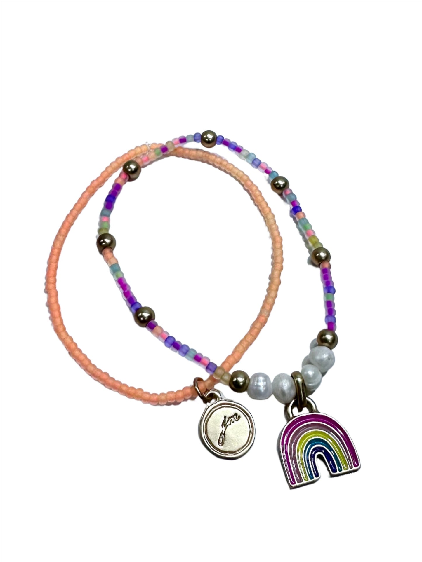 JANE MARIE KIDS BEADED BRACELETS 2 ROW