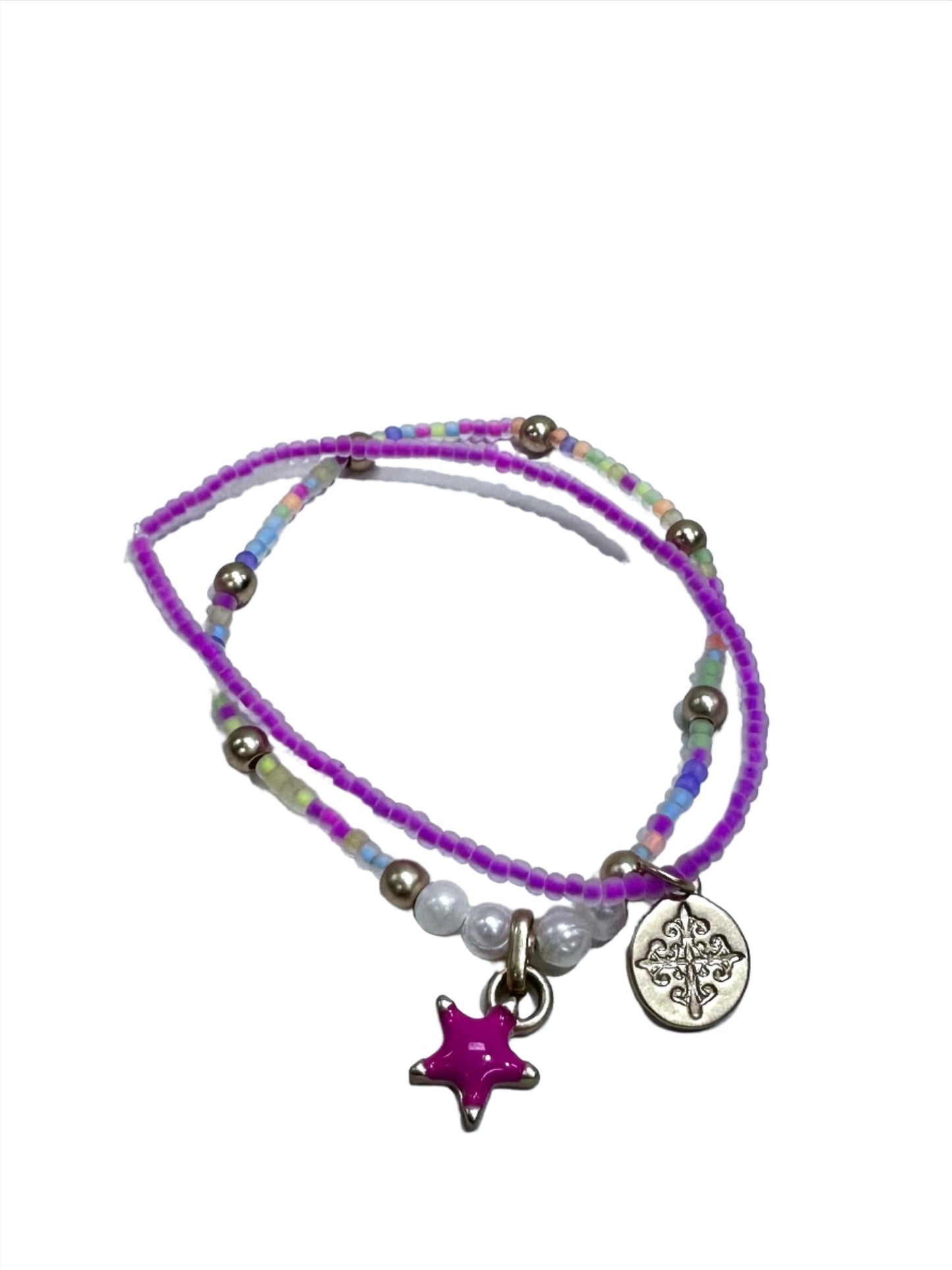 JANE MARIE KIDS BEADED BRACELETS 2 ROW