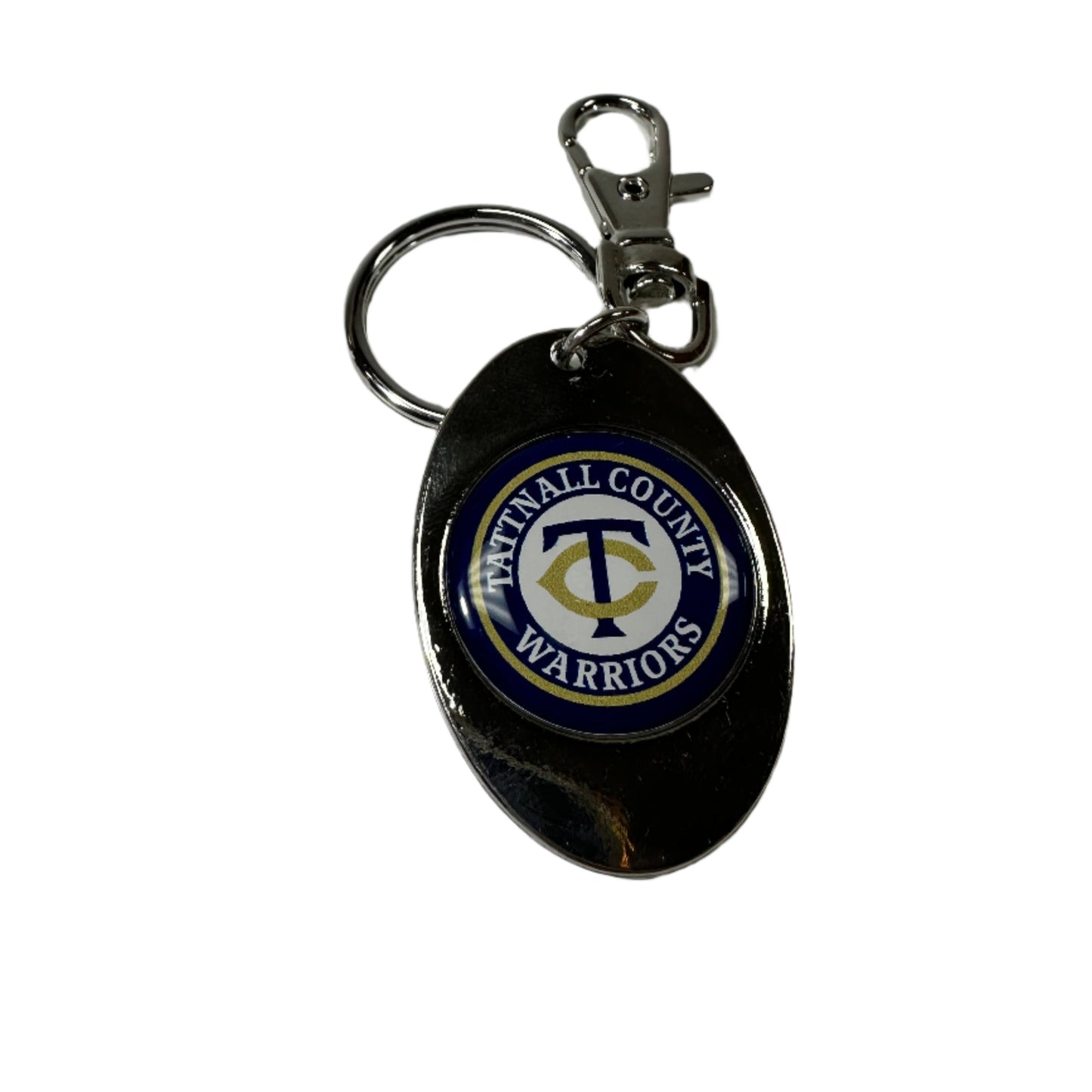 Tattnall White Keychain