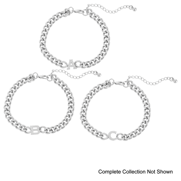 Chain-link Monogram Bracelet