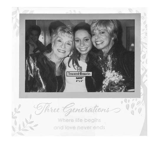 Three Generations Frame - Where life begins and love never ends