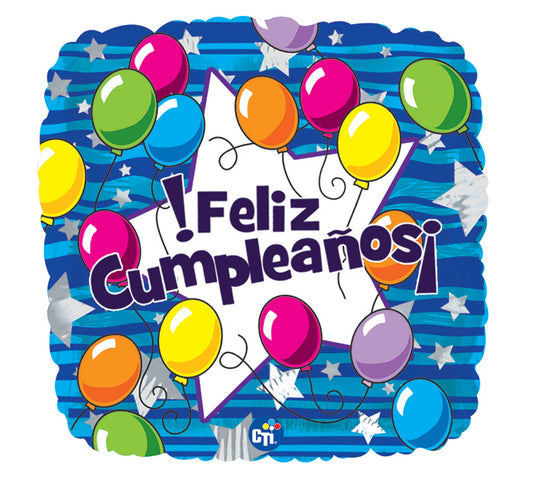 FELIZ CUMPLEANOS BALLOON