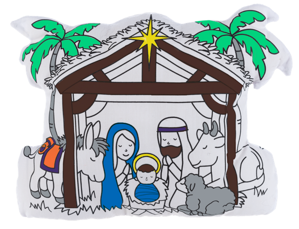 Coloring Kit - Nativity Scene