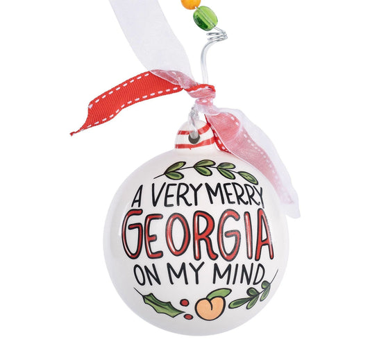 A Very Merry Georgia On My Mind Ornament