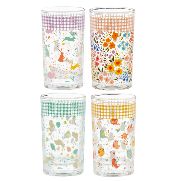 Easter/Spring Juice Glasses