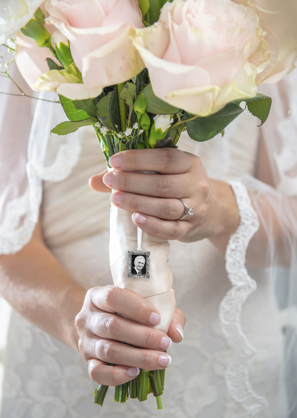 Memorial Bouquet Photo Charm