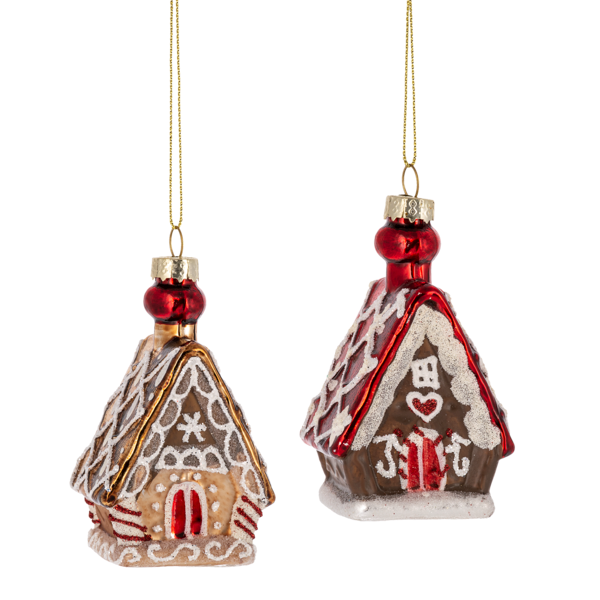 Gingerbread House Ornaments