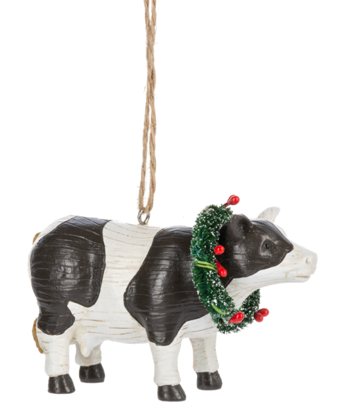 Folk Art Farm Animal Ornaments