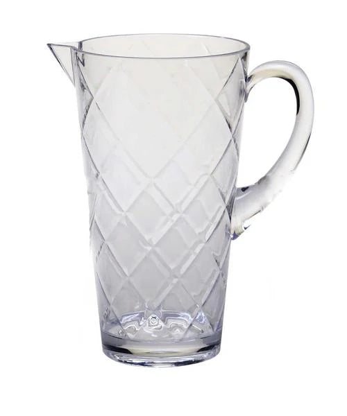 Clear Diamond Acrylic Pitcher