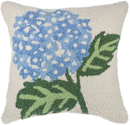 Blue Hydrangea Pillow