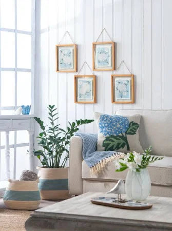 Blue Hydrangea Pillow