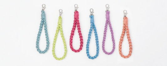 Macrame Wristlet Key Fob